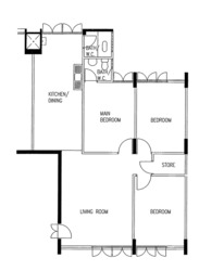 Blk 231 Kebun Baru Palm View (Ang Mo Kio), HDB 4 Rooms #535436341